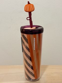 Starbucks Fall tumbler pumpkin topper