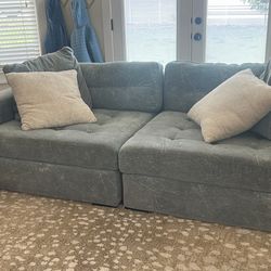 Green/Blue  Couch