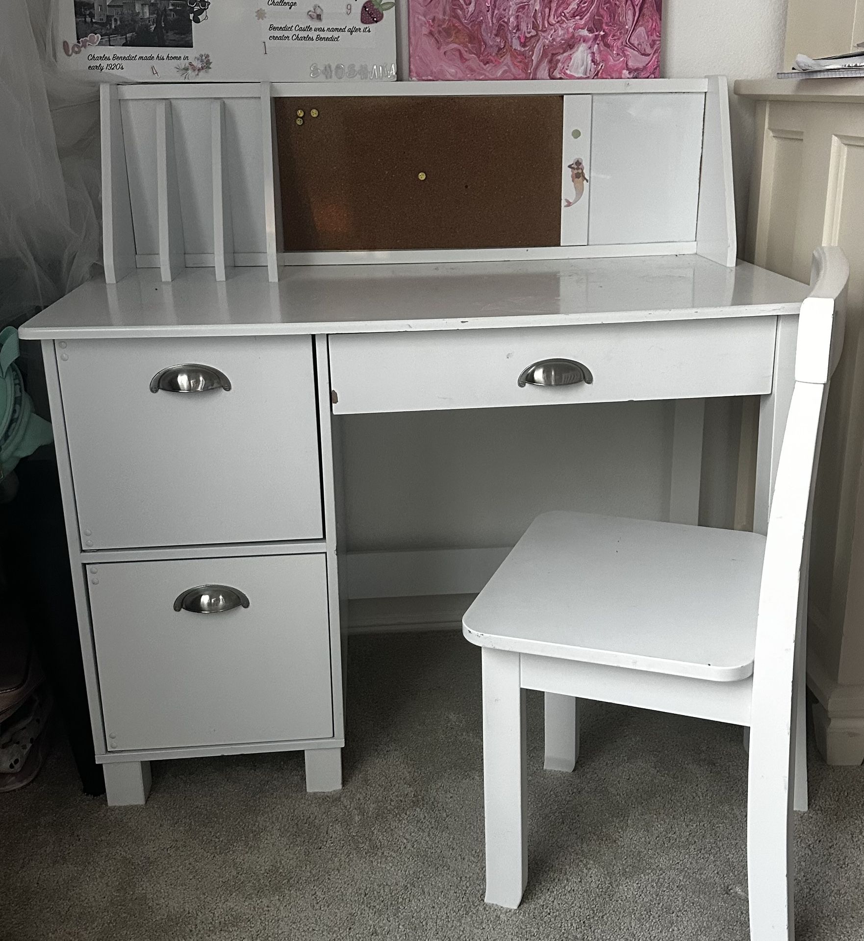 Child’s Desk And Chair