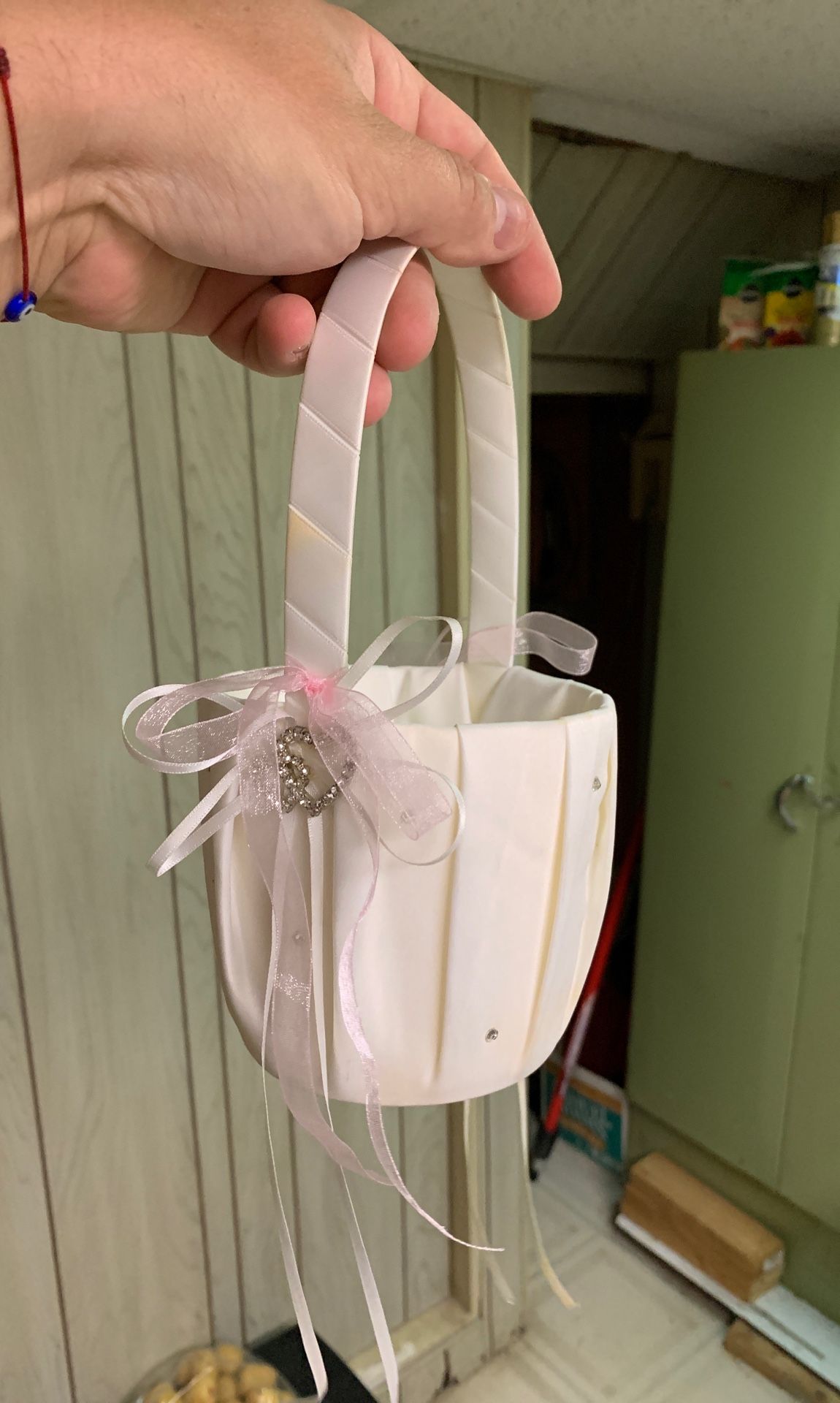 Basket wedding flower girl