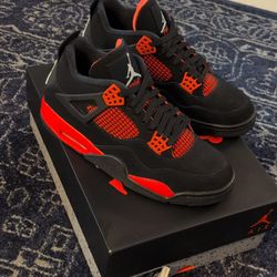 Jordan 4 Red Thunder Sz 9.5