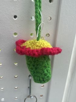 Crochet Flower Chapstick/Lighter Holder