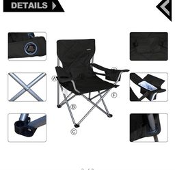 Heavy duty folding chair up to 500 lbs