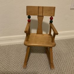 Vintage 193os Doll Rocking Chair