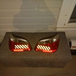 Bmw Tell Lights Like New Steel Has Factory Stickers On It 