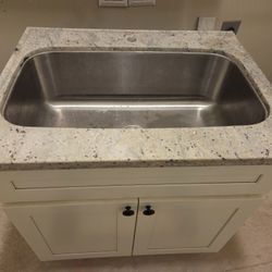 Vanity/laundry Cabinet With Sink 