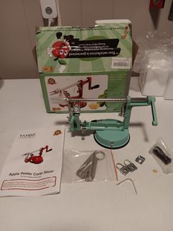 Apple peeler slicer corer