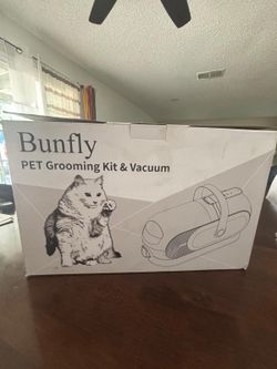 Bunfly Dog Grooming Kit with 13000kpa Strong Grooming & Vacuum Suction 99% Pet Hair,3L Capacity,11 Grooming Tools Dogs Cats and Other Animals,Home and