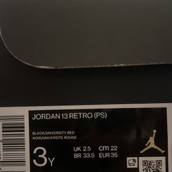 Jordan 4 Yellow &black Thunders Size 3Y