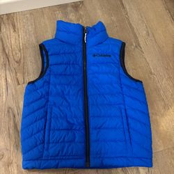 Boys Columbia Puffer Vest Size 4-5