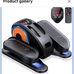 Under Desk Elliptical Machine, Electric Elliptical Leg Exerciser for Seniors Fully Assembled