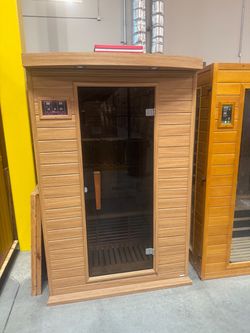 Infrared sauna solid cedar five year warranty