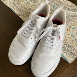 Men’s size 12 White Sneaker By Levi’s 