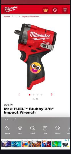 MILWAUKEE STUBBY IMPACT WRENCH DRIVER tool battery charger HACKZALL