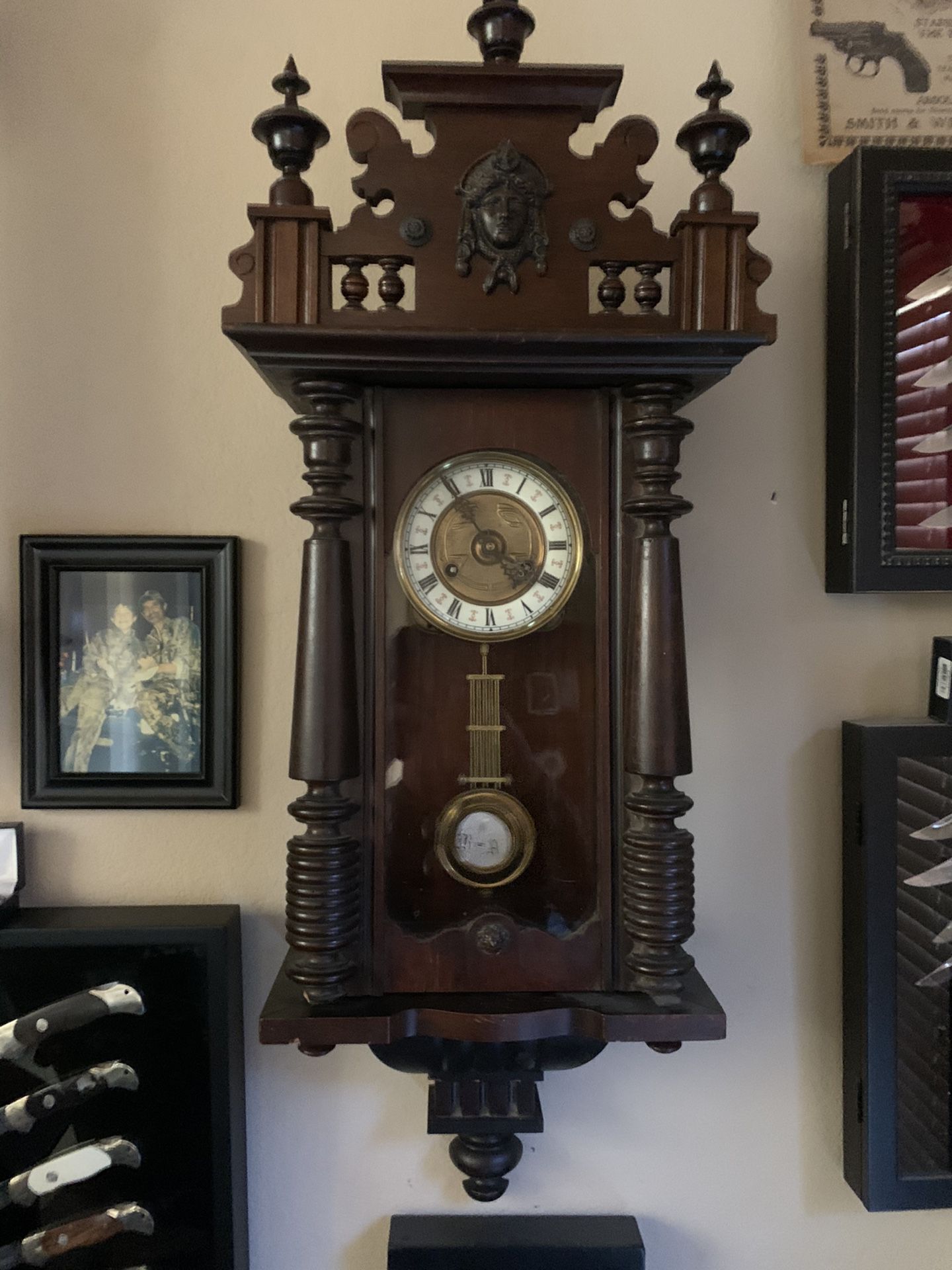 Antique Kienzle German Wall Clock.