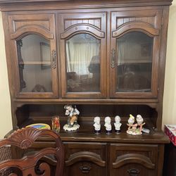 China Cabinet Solid Oak
