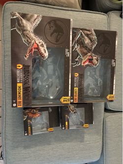 4 boxes Jurassic World Hammond Collection