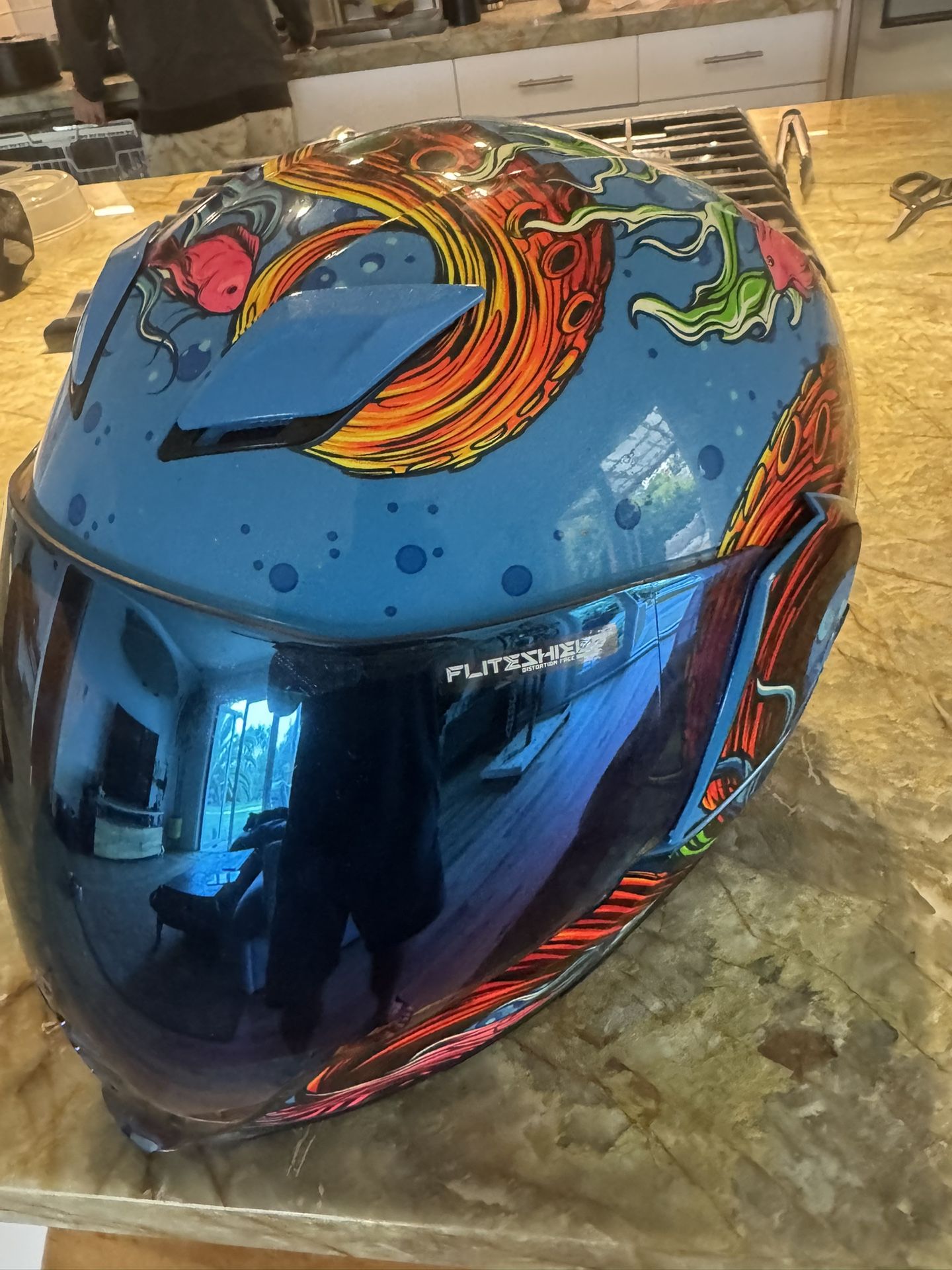 Ikon Airflite Inky Helmet