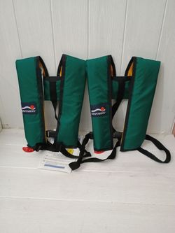 SOSPENDERS Inflatable Performance Life Vest Adult Universal Rip Cord Lot of 2