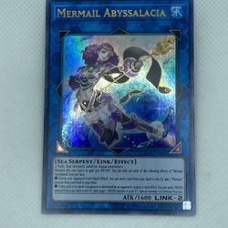 Konami Yugioh TCG Mermail Abyssalacia (foil)