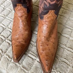 Botas De Piel De Avestruz