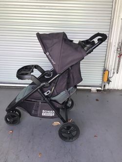 baby trend sonar cargo 3 wheel travel system stroller infant toddler bed rocker