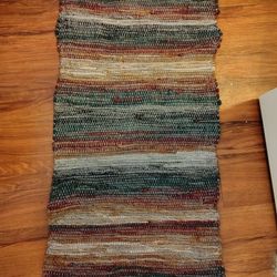 HANDWOVEN CHINGYCHIC RAG RUG  20X40"