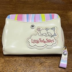 Little Twin Stars (vintage leather wallet) Sanrio