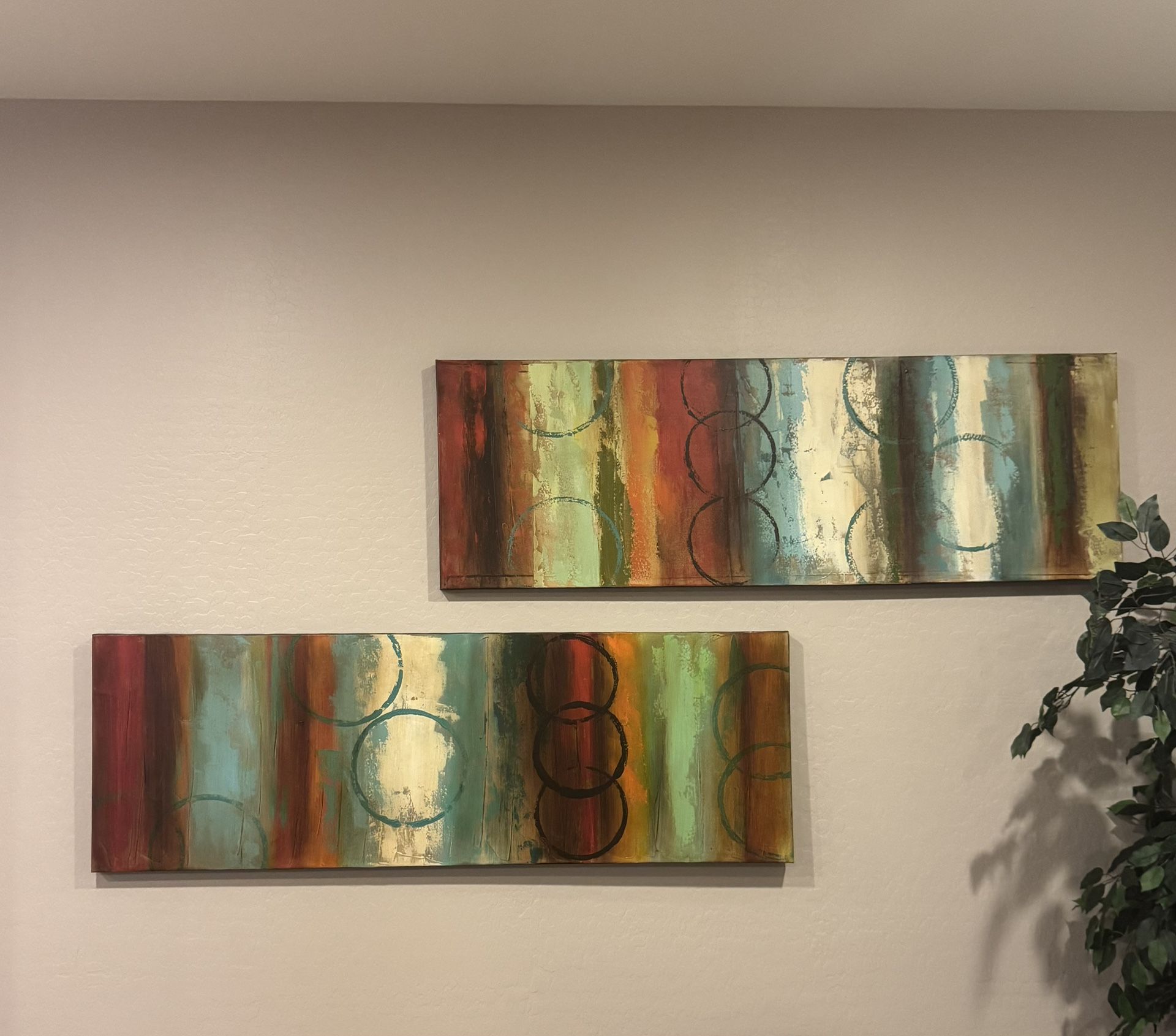 Wall Mount Art Set Of 2