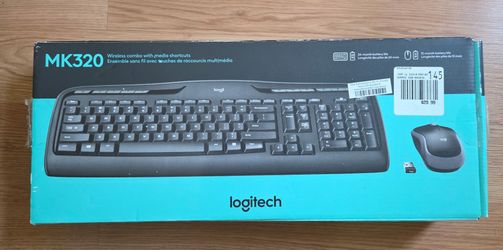 Logitech wireless keyboard and mouse combo