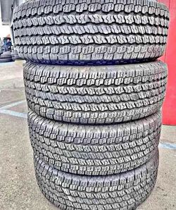 275/65R18 GOODYEAR tires usadas en perfecta ✅✅✅