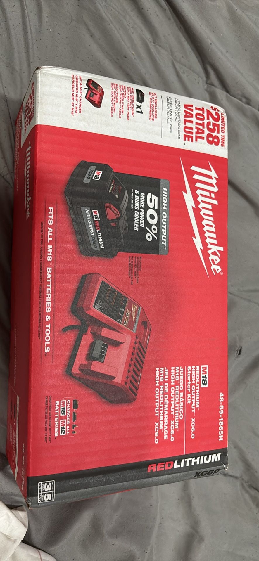 Milwaukee 6.0 Battery With Charger Read Below