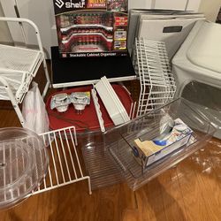 Large Bundle Of Storage And Organization Items 
