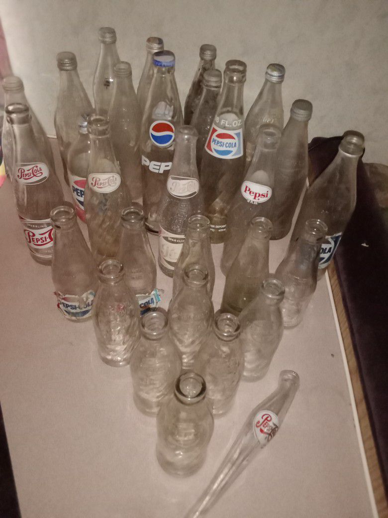 Antique Pepsi Bottles