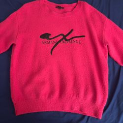 Pink Armani Exchange Sweater