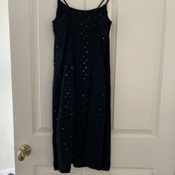 Vintage Australian LBD With Sequins - Size S