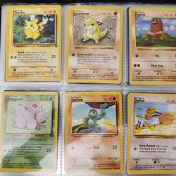 Vintage Pokemon Cards Collection - Fossil, Jungle, Base Set, Shadowless, Team Rocket - Condition Varies