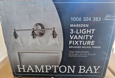 Hampton Bay Marsden 3-Light Vanity Fixture