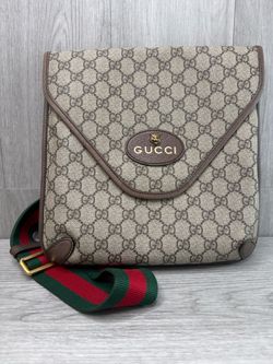 Gucci Neo Vintage Medium Gg Supreme Canvas Messenger Bag Beige (A1D033302)
