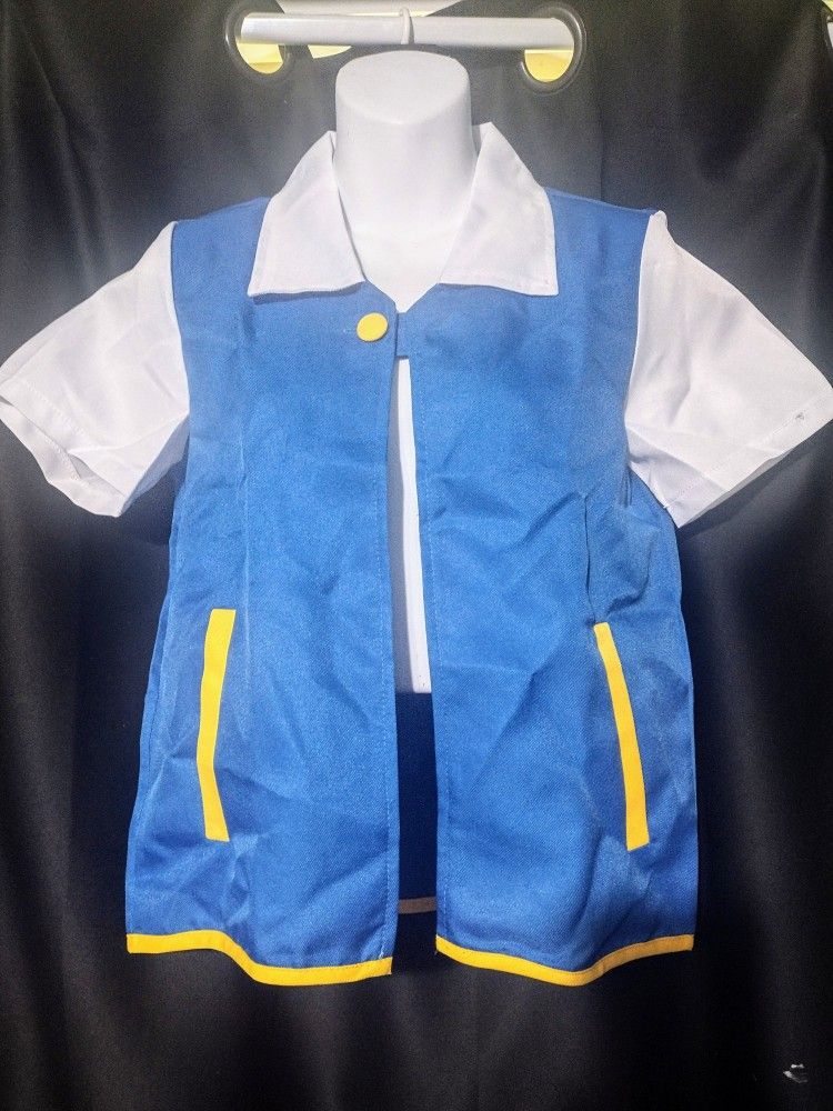 Ash Ketum Pokemon Cosplay Costume Shirt