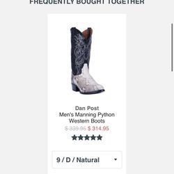 Dan Post Snakeskin Boots