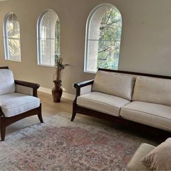 Tommy Bahama-like Sofa, Chair And Footrest