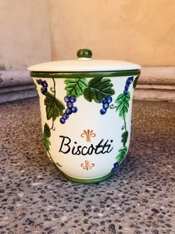 Beautiful Italian Large Jar!