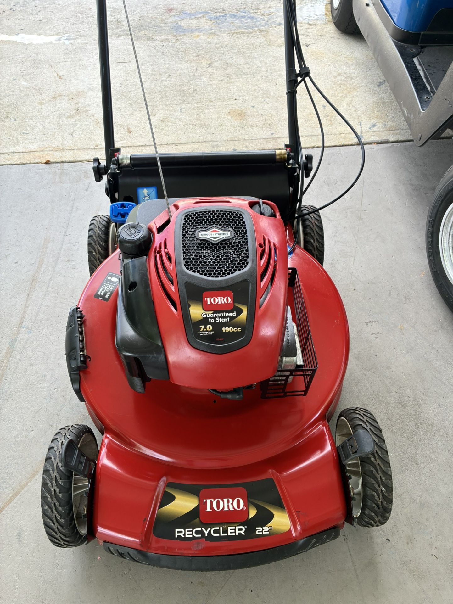 Lawn Mower Self Propelled 22” Toro Recycler In Perfect Working Condition No Issues