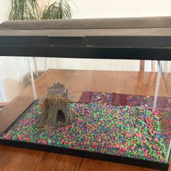10 Gallon Fish Tank w/ Added Extras