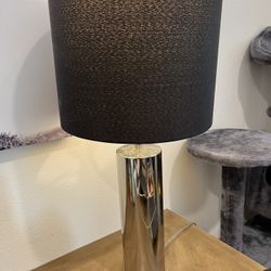 Silver Desk Lamp
