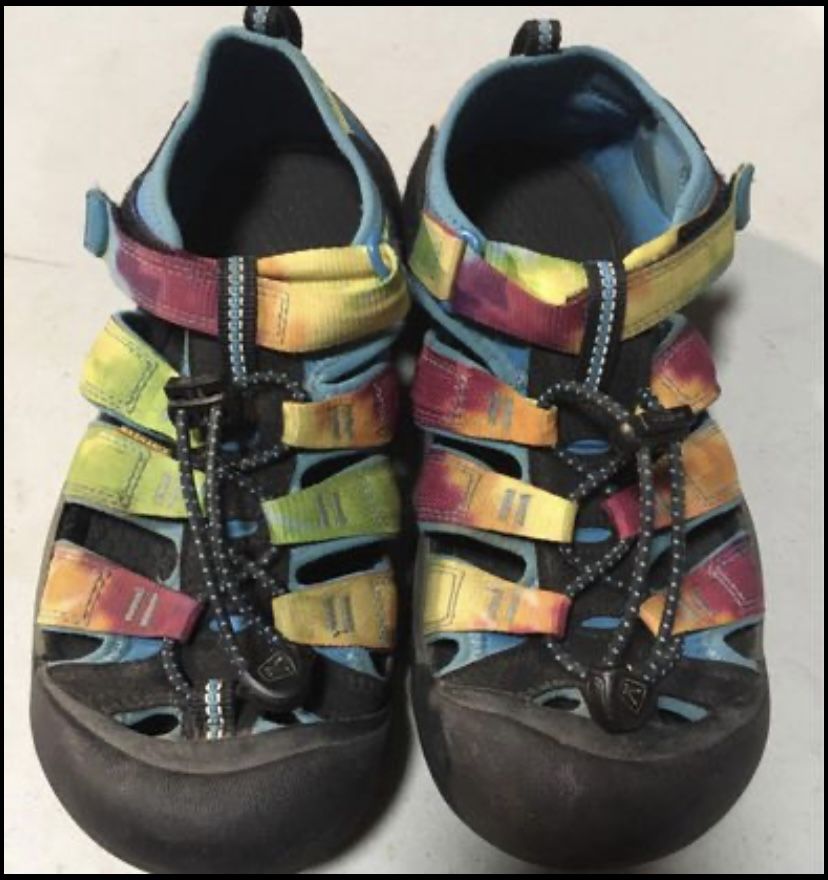 Keen Womens Size 5 Newport H2 Rainbow Tie Dye Shoes Sandals - Worn Once Like New 