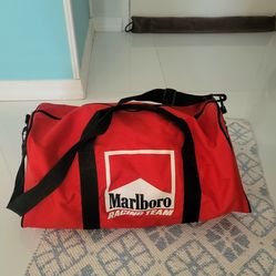 New 90's Marlboro Racing Team Duffle bag, Never used.