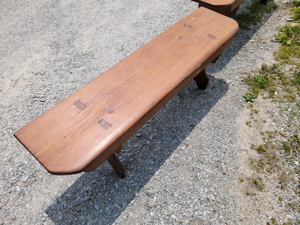 Two Viking Style Benches 