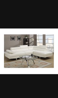 White Sectional